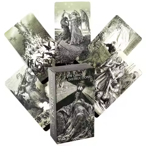 Hot Selling Gustave Dore Tarot Oracle Leisure Entertainment Card Family Gathering Divination Deck Ta