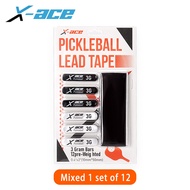 X-Ace 12Pcs Pickleball Paddle Lead Tape 3g Weighted Edge Bars Designed For Adding Weight Improving C