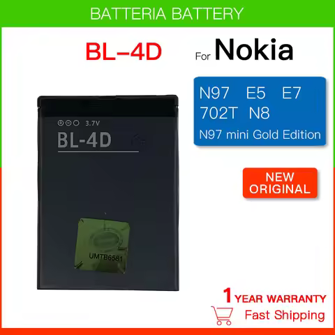 Rechargeable Battery BL-4D Battery For Nokia N97mini N8 N8-00 E5 E5-00 E7 E7-00 T7 T7-00 702T N5 808