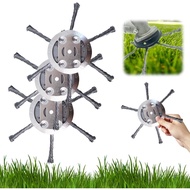 6 Inches Steel Wire Grass Trimmer Head, 2025 New Wire Trimmer Head Replacement for Electric Battery 