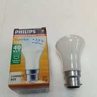 Philips new superlux 40watt bc b22 240v bulb warm white