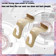 [Redjie.sg] Universial Car Storage Headrest Hook Seat Hanger Plastic Organizer (Beige)
