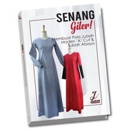 Buku Membuat Pola Jubah Moden A Cut &amp; Abaya | Buku Senang Giler | Menjahit Sampai Pandai