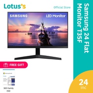 Samsung 24" IPS Monitor LF24T350FHEXXM + 365 Family 15 Months ESD 6GQ-01403