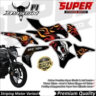 New Byson FI Sticker Anti Fade Cool Striping Byson Striping Byson FI New Striping Yamaha Byson FI Ne