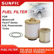 CJ7F Fd-4616 3c3z9n184ca Fs19797 P550527 ไส้กรองน้ำมันเชื้อเพลิงสำหรับ Motorcraft Ford F Series 6.0l