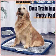 Dog Training Toilet Dog Toilet Tray with Fence Wall Cover Potty Puppy Toilet Train Pad Mat