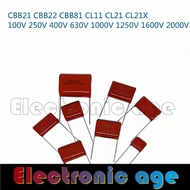 COD-10PCS CBB capacitor 684J 824J 105J 125J 135J 145J 155J 175J 250V 400V 630V CBB22 Metallized Poly
