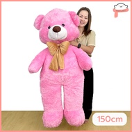 ตุ๊กตาหมีเท็ดดี้แบร์ teddy bear 60/100/150cm ตุ๊กตาหมียักษ์ ตุ๊กตาหมีขน ขนนุ่ม ตัวนิ่ม ดูในวีดีโอได้