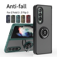 Casing For Samsung Galaxy Z FOLD - 3 - FLIP - 3 Phone Case Anti-fall Full protection Mobiles Back Cover With Stand