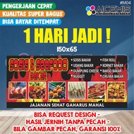 PRINTING SEBLAK BANNER | SAUSAGE BANNER PRINTING | PRINT GRILLED SAUSAGE BANNER | FOOD BANNER PRINTI