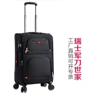 Oxford Cloth Luggage Universal Wheel Luggage Wholesale32Large Capacity Travel Boarding Bag Swiss Army Knife Family