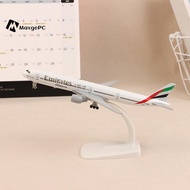 [MaxgePC] 20cm B777 UAE Emirates Airline Boeing 777 Aircraft Model Die-casting Alloy Metal Airplane 