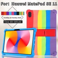 เคสซิลิโคนกันกระแทกสำหรับ HUAWEI MatePad SE 11นิ้วยืน AGS6-L09 AGS6-W00 AGS6-W09ป้องกันการแตก