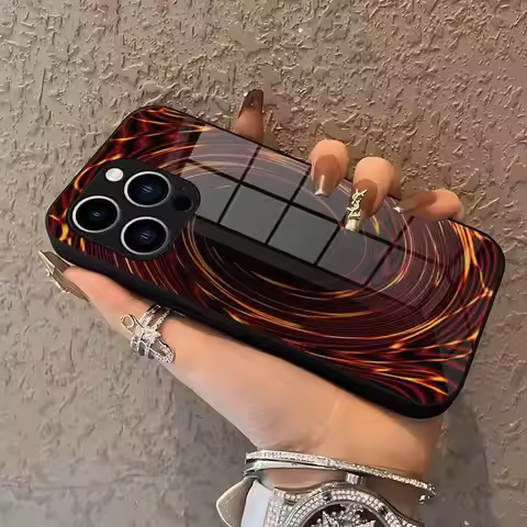 Yu-Gi-Oh! Card Phone Case For IPhone 17 16 15 Pro Max 14 13 12 Mini Plus Samsung S25 Glass phone cas