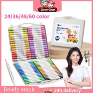 One+one ENMY Acrylic Markers 24/36/48/60 Colors Bright and Waterproof Color Art Beginner Acrylic Mar