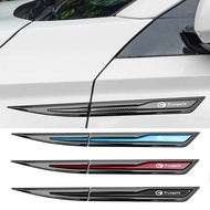 2pcs Car Door Fender Side Blade Badge Car Body Protective car Metal Sticker For Trumpchi Gac GS8 GS5