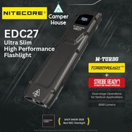 Nitecore EDC27 2x Luminus SST40 LED Ultra Slim High Performance EDC Rechargeable Flashlight