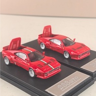 Hone Model 1:64 Ferrari Leapfrog 288 GTO Prototype Car Closed Lamp Edition Alloy Car Model