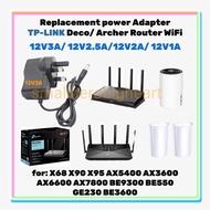 Replacement Power adapter 12V3A for TPLINK DECO MESH SYSTEM TP-LINK Archer Router X68 X90 X95 AX5400