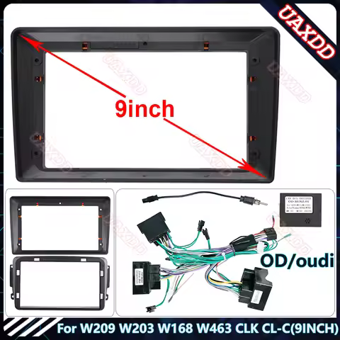 For Benz W209 W203 W168 W463 CLK CL-C 9INCH DVD Stereo Audio Screen Multimedia Video CD Player MP3 M