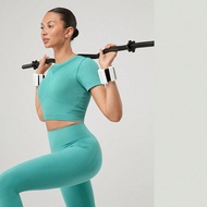 Adrenaline Rush Seamless Mesh Round-Neck Chest Gel Grip Supportive Active Tee Top Medium Impact Runn