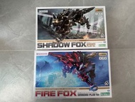 壽屋 Zoids HMM Fire Fox & Shadow Fox