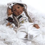 Paradise Galleries® Realistic Black Reborn Baby Toddler Doll, Jannie de Lange - Sculptor and Artist 