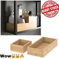 🔥[READY STOCK]IKEA Set of 2 Bamboo Box/Ikea Bamboo tray/Bekas kotak bamboo ikea