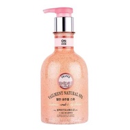 Korea LG ON THE Body Veilment Natural SPA SCRUB Body Wash Ambodi Black Rose Sea Salt Water Care Frosted Body Wash (400ml)