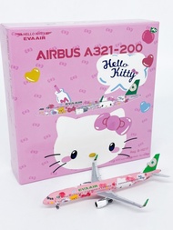 1: 400 EVA Airlines A321-200 Passenger Aircraft B-16217 Passenger Aircraft Model Alloy Ornaments NG