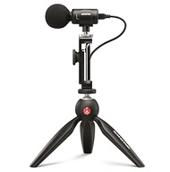 Shure MV88+ Video Kit - Digital Stereo Condenser Microphone for Apple and Android, with Manfrotto PI