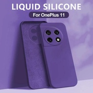 For OnePlus 11 11R 12R Case Original Square Liquid Silicone Phone Case For OnePlus 11 One Plus 11 10 Pro OnePlus11 Shockproof Soft Cover