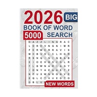 2026 Big Book Of Word Search 5000 New Words Large Print Wordfind Puzzle Book Brain Activity Entertai