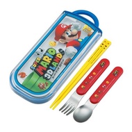 [Imported From Japan] Super Mario Brothers 3 In 1 Tableware Set (TCS1A) Made In Japan