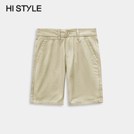 HI STYLE Men Short Pants - Khaki - HSA510054