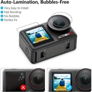 6pcs DJI Osmo Action 6/ Action 5 Pro/ Action 4 Screen Protector, 2 Sets 9H Tempered Glass for DJI Os