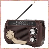 (NVIS) Radio Hand Crank Power Generation Solar Charging Random Color Plastic Three-Band Bluetooth Ca