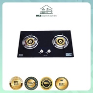 MILOK Built-In Double Burner Gas Hob (MC-919)
