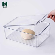 Homyl Pizza Dough Proofing Box Clear Baking Accessory 12 x 8inch Dough Balls Container