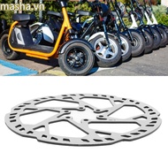 Cycle Disc Brake, 2.3mm Thick Stainless Steel Disc Brake Rotor, Durable 180mm Silver with 6 Screws B