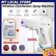 ready stock              DS350 Disinfection Spray Gun with 5L Sanitizer Disinfectant Water-based Cleaner 消毒劑 消毒水 消毒槍 消毒剂