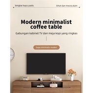 Kabinet tv sederhana moden, meja kopi, meja tv, kabinet penyimpanan, kabinet berdiri lantai, kabinet