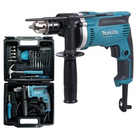 MAKITA 13mm 220V hammer drill - M8100KX2B and M8103KX2B (26 Piece accessories) genuine made in Thail