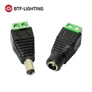 BTF-LIGHTING Power adapter Female Male Plug DC Connector 5.5*2.1mm