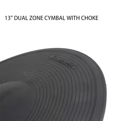 Lemon cymbal 13" dual zone crash cymbal with choke for electronic drum