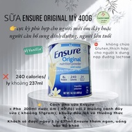 American Ensure milk 400g