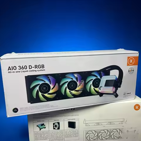EK AIO 360 D-RGB Computer Integrated CPU Water Cooling Radiator, Suitable LGA1700/115X/1200/AM4