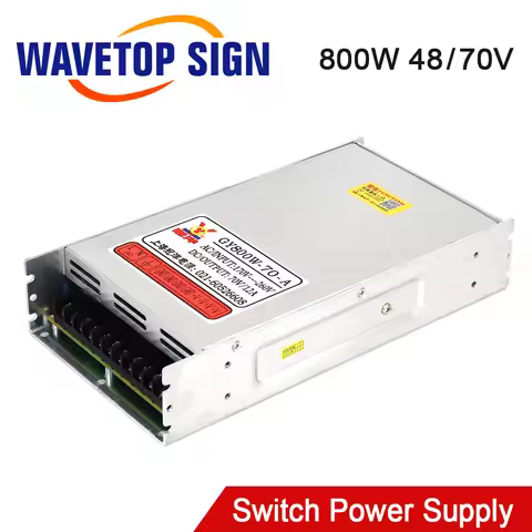WaveTopSign 800W Switching Power Supply 48V/16A 70V/12A GY800W-48/70-A for CNC Router Engraving Mach