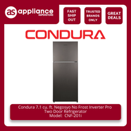 Condura 7.1 cu. ft. Negosyo No Frost Inverter Pro Two Door Refrigerator CNF-201i